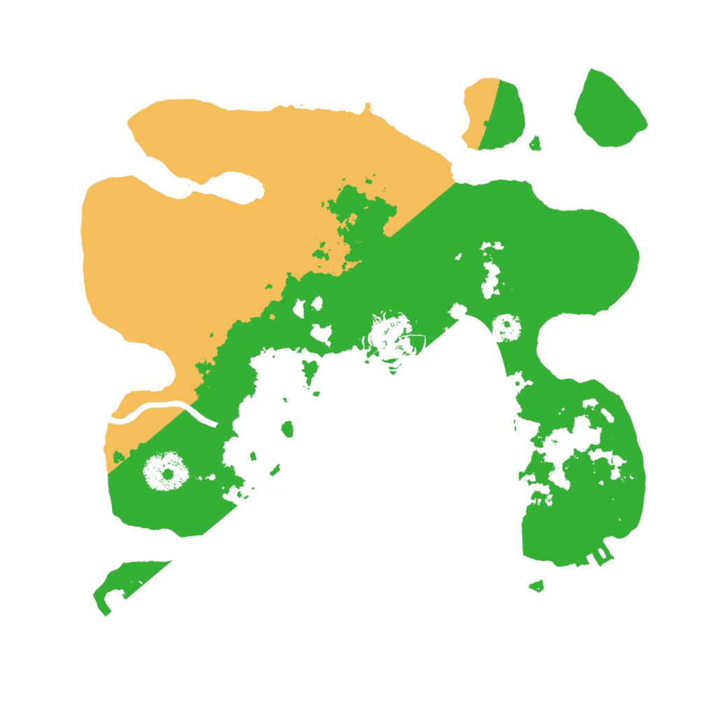 Biome Rust Map: Procedural Map, Size: 2600, Seed: 25656