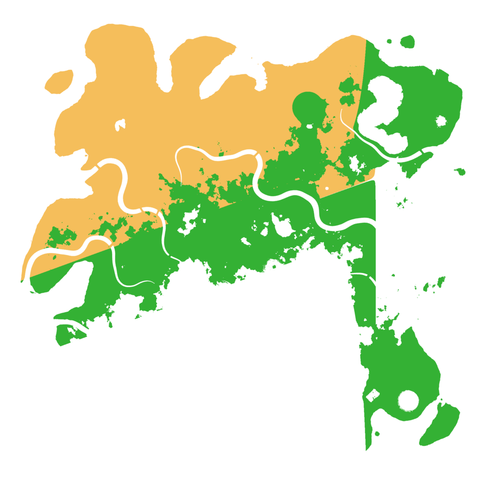 Biome Rust Map: Procedural Map, Size: 4250, Seed: 7623