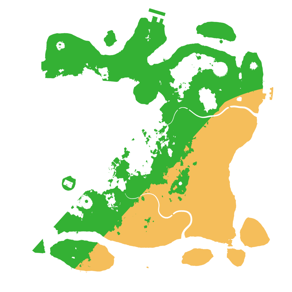 Biome Rust Map: Procedural Map, Size: 3500, Seed: 1973794013
