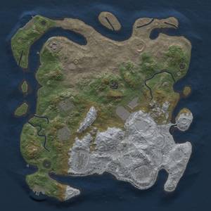 Thumbnail Rust Map: Procedural Map, Size: 3800, Seed: 75318, 19 Monuments