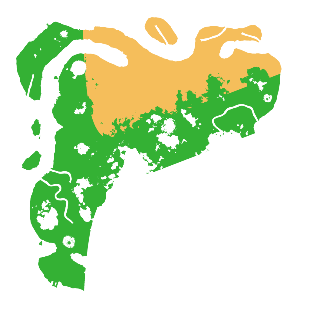 Biome Rust Map: Procedural Map, Size: 3800, Seed: 75318