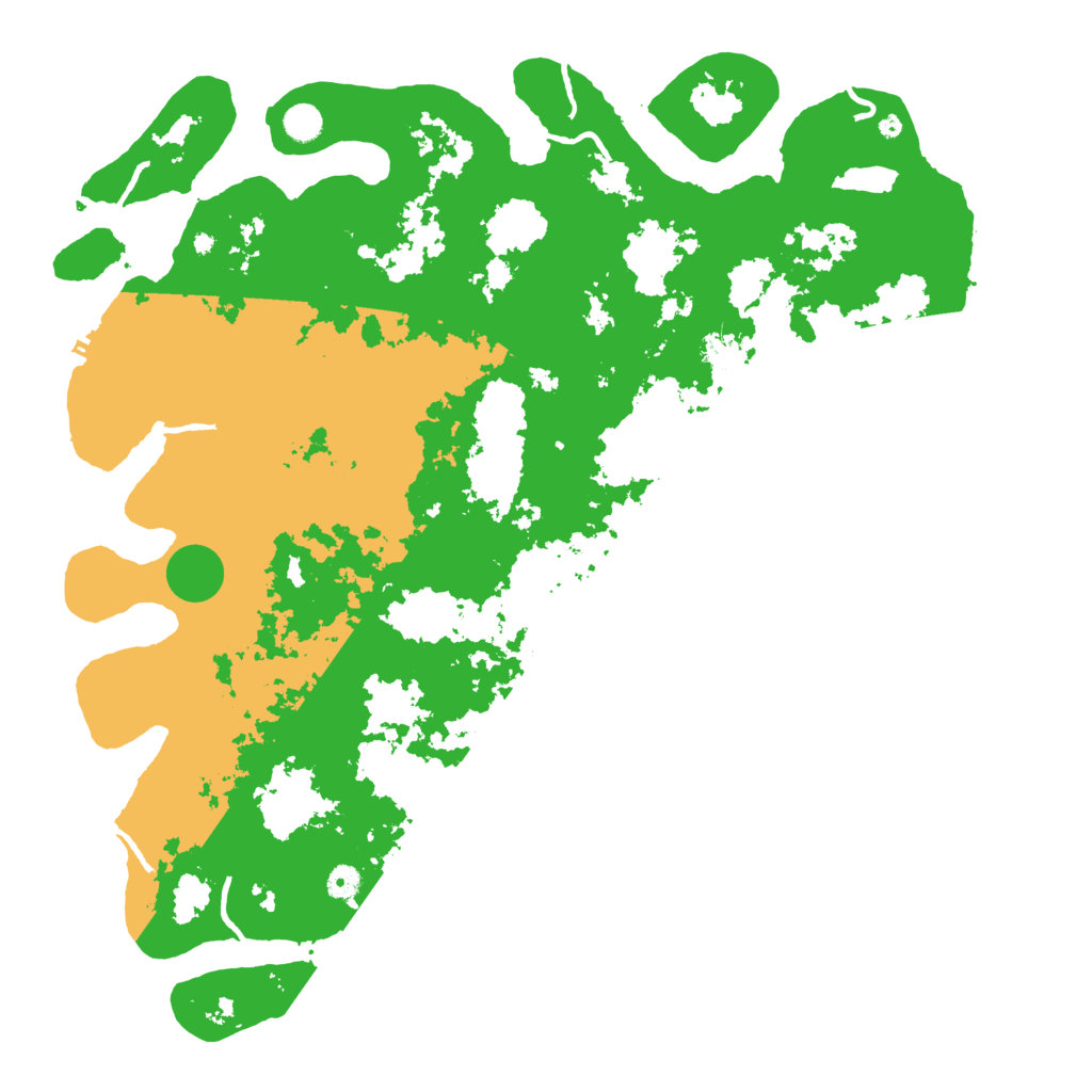 Biome Rust Map: Procedural Map, Size: 5000, Seed: 1330779817