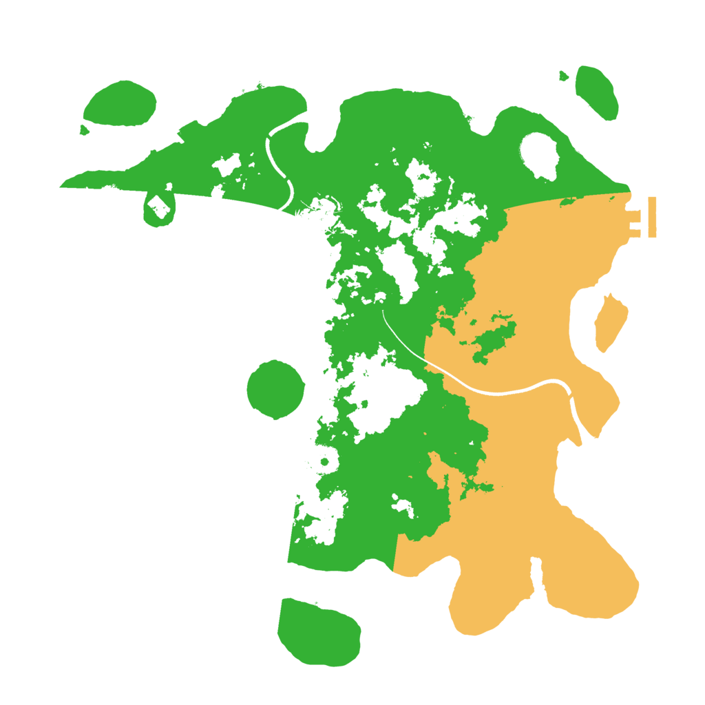 Biome Rust Map: Procedural Map, Size: 3500, Seed: 10620698