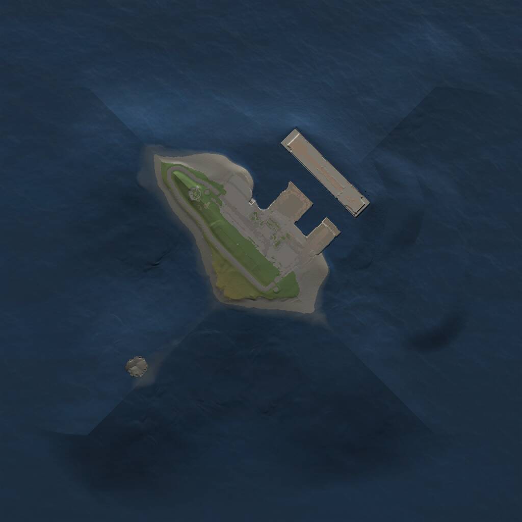 Rust Map: Procedural Map, Size: 1000, Seed: 673519, 2 Monuments