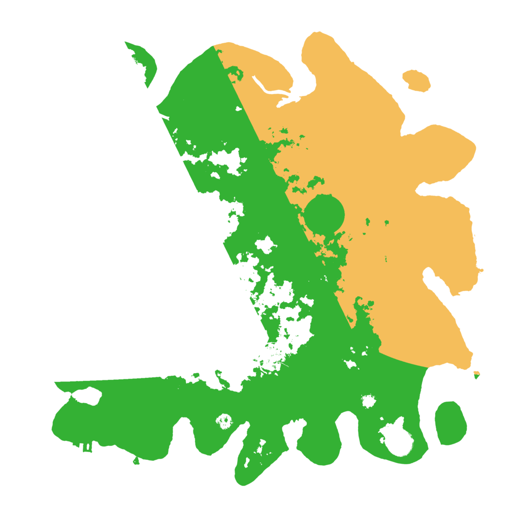 Biome Rust Map: Procedural Map, Size: 3500, Seed: 1296138197