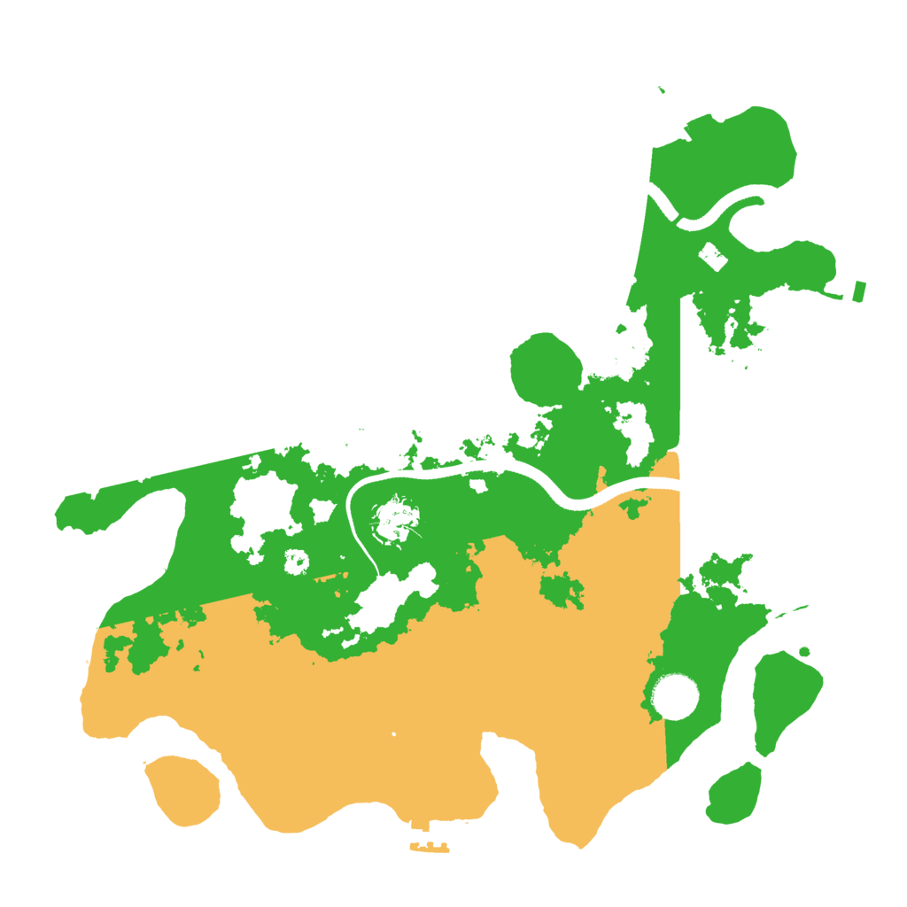 Biome Rust Map: Procedural Map, Size: 3500, Seed: 367084675