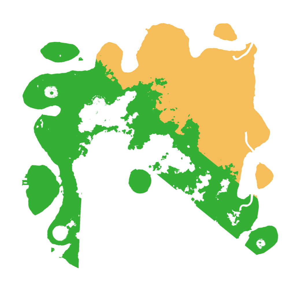 Biome Rust Map: Procedural Map, Size: 3500, Seed: 18788273