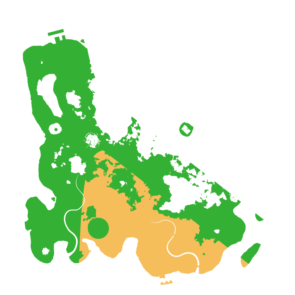 Biome Rust Map: Procedural Map, Size: 3700, Seed: 173326896