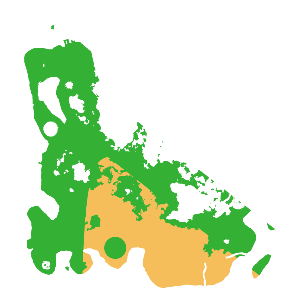 Biome Rust Map: Procedural Map, Size: 3700, Seed: 173326896