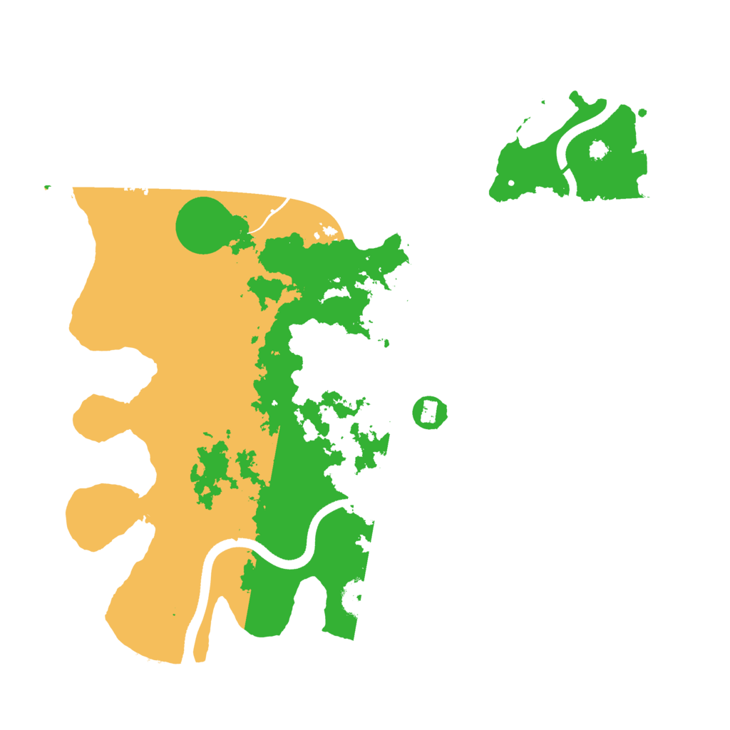 Biome Rust Map: Procedural Map, Size: 3500, Seed: 687491516