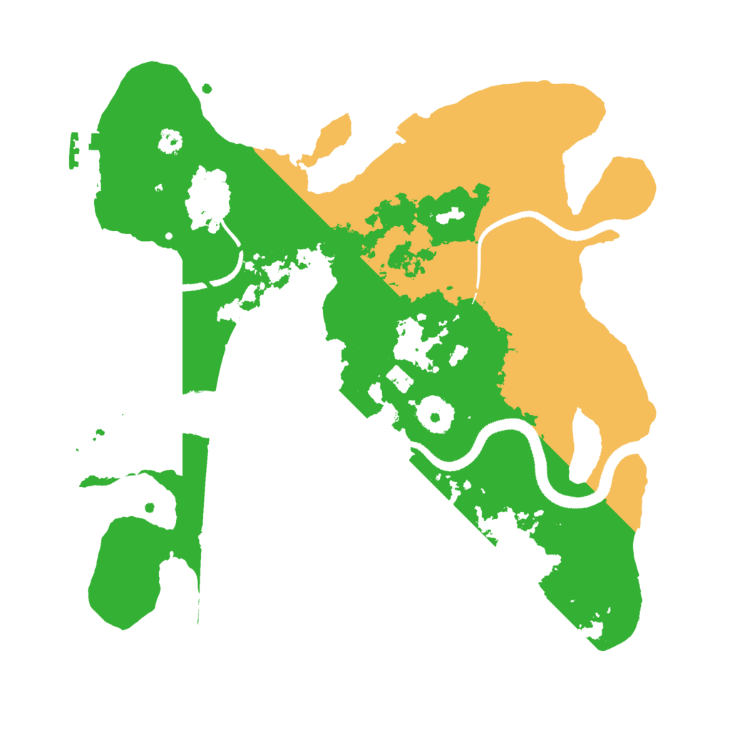 Biome Rust Map: Procedural Map, Size: 3000, Seed: 704601235