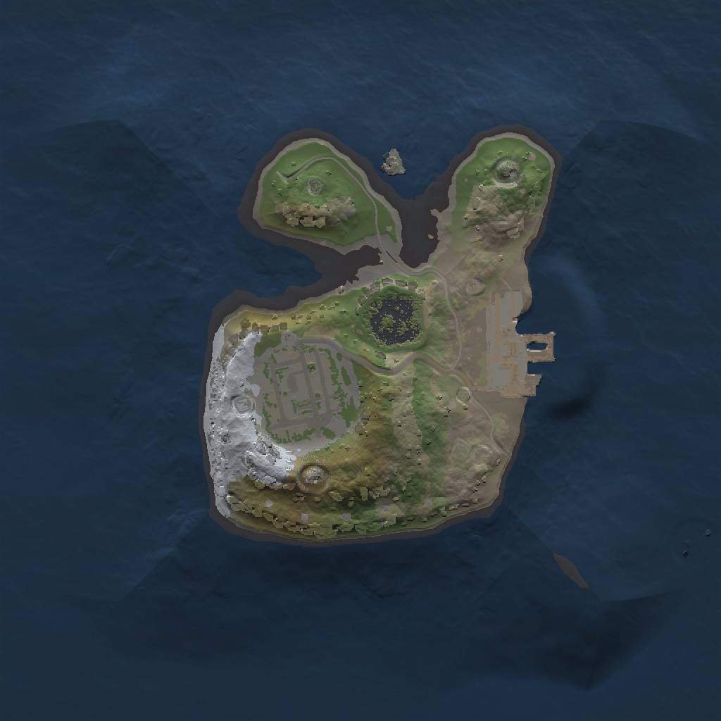 Rust Map: Procedural Map, Size: 1500, Seed: 31379, 6 Monuments