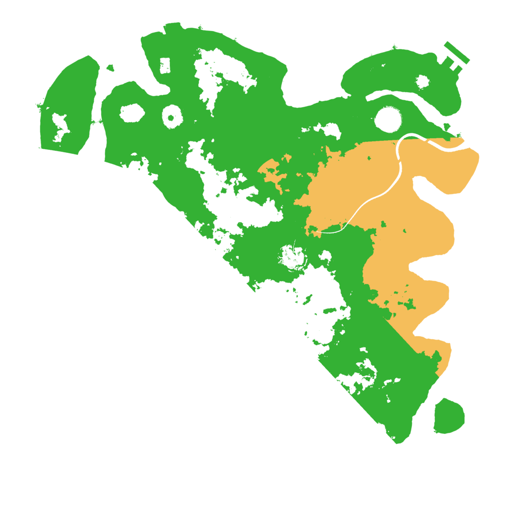 Biome Rust Map: Procedural Map, Size: 3500, Seed: 65147847