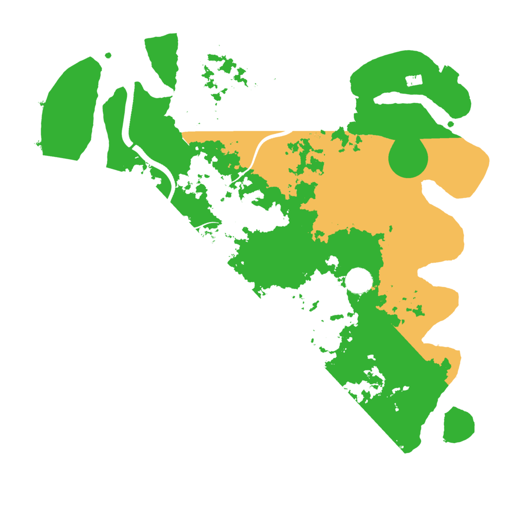 Biome Rust Map: Procedural Map, Size: 3500, Seed: 65147847