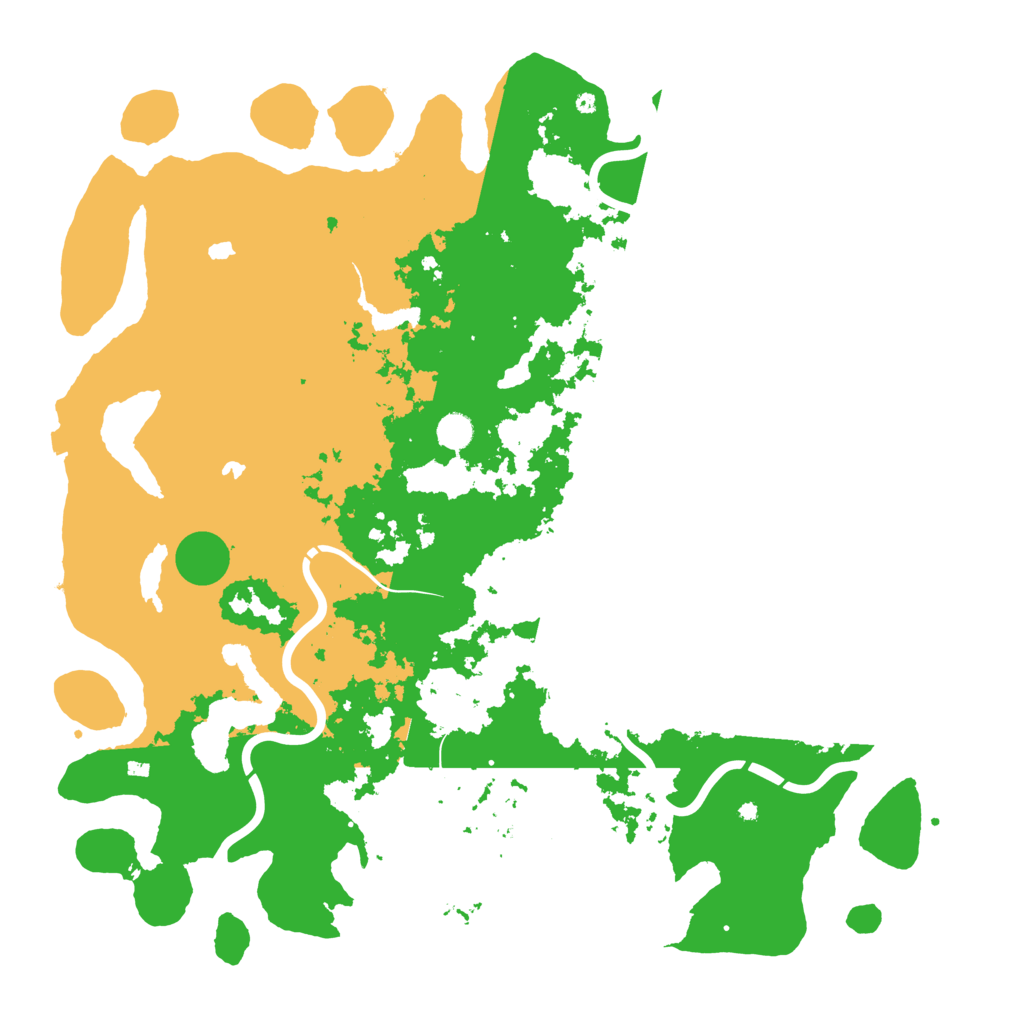 Biome Rust Map: Procedural Map, Size: 5000, Seed: 15556831