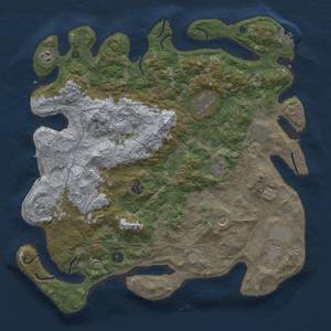 Thumbnail Rust Map: Procedural Map, Size: 4250, Seed: 783266095, 18 Monuments