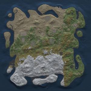 Thumbnail Rust Map: Procedural Map, Size: 4250, Seed: 2063686467, 20 Monuments