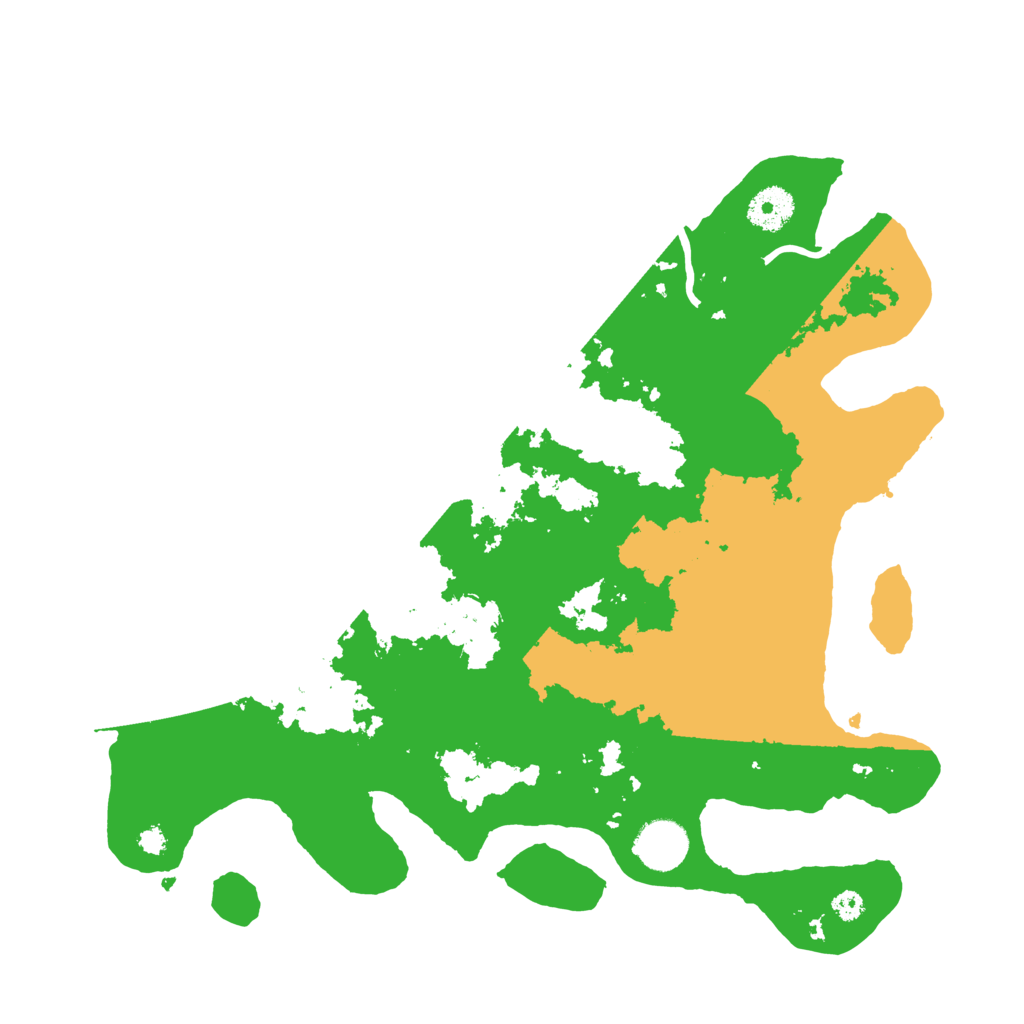 Biome Rust Map: Procedural Map, Size: 3500, Seed: 21504012