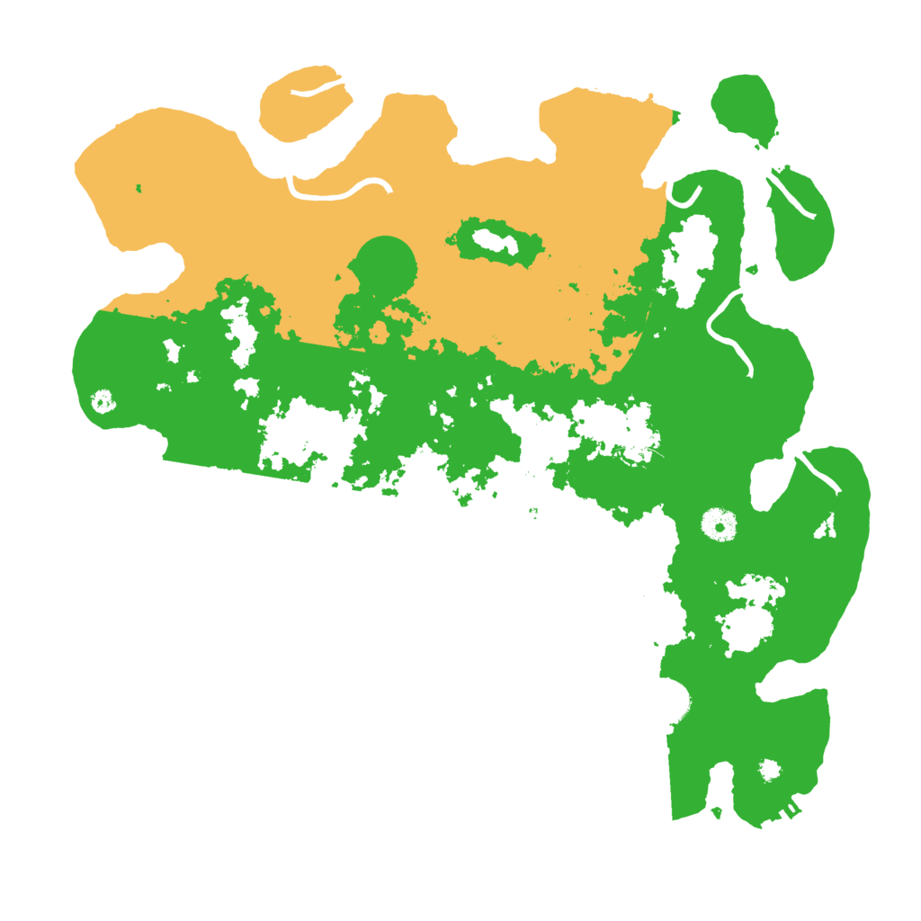 Biome Rust Map: Procedural Map, Size: 4000, Seed: 21621515