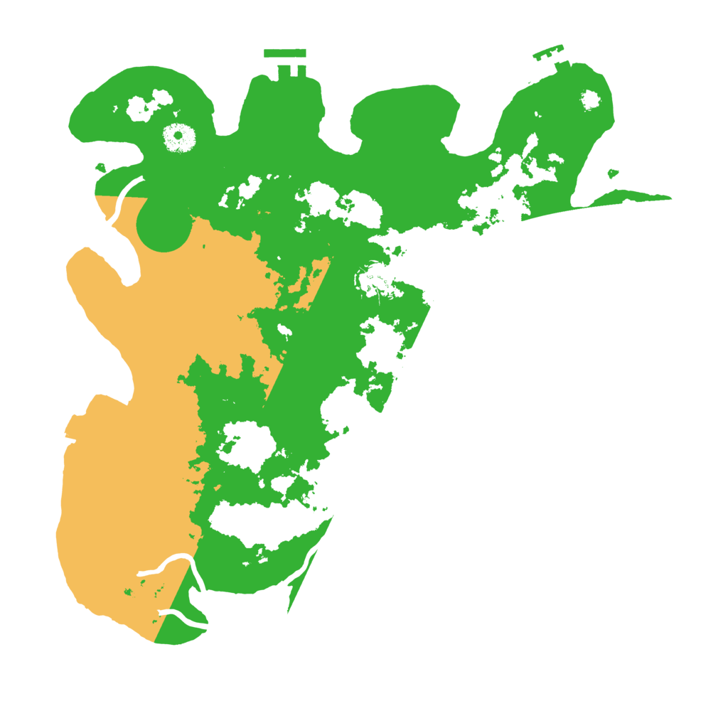 Biome Rust Map: Procedural Map, Size: 3500, Seed: 767514