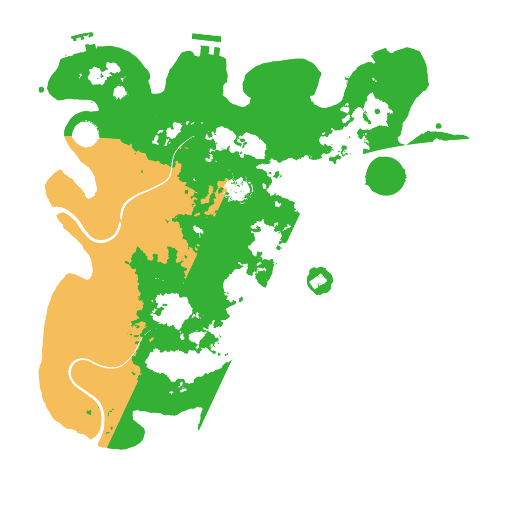 Biome Rust Map: Procedural Map, Size: 3500, Seed: 767514