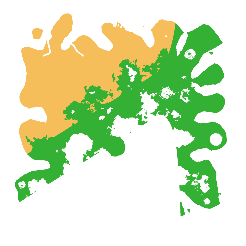 Biome Rust Map: Procedural Map, Size: 3500, Seed: 74675065