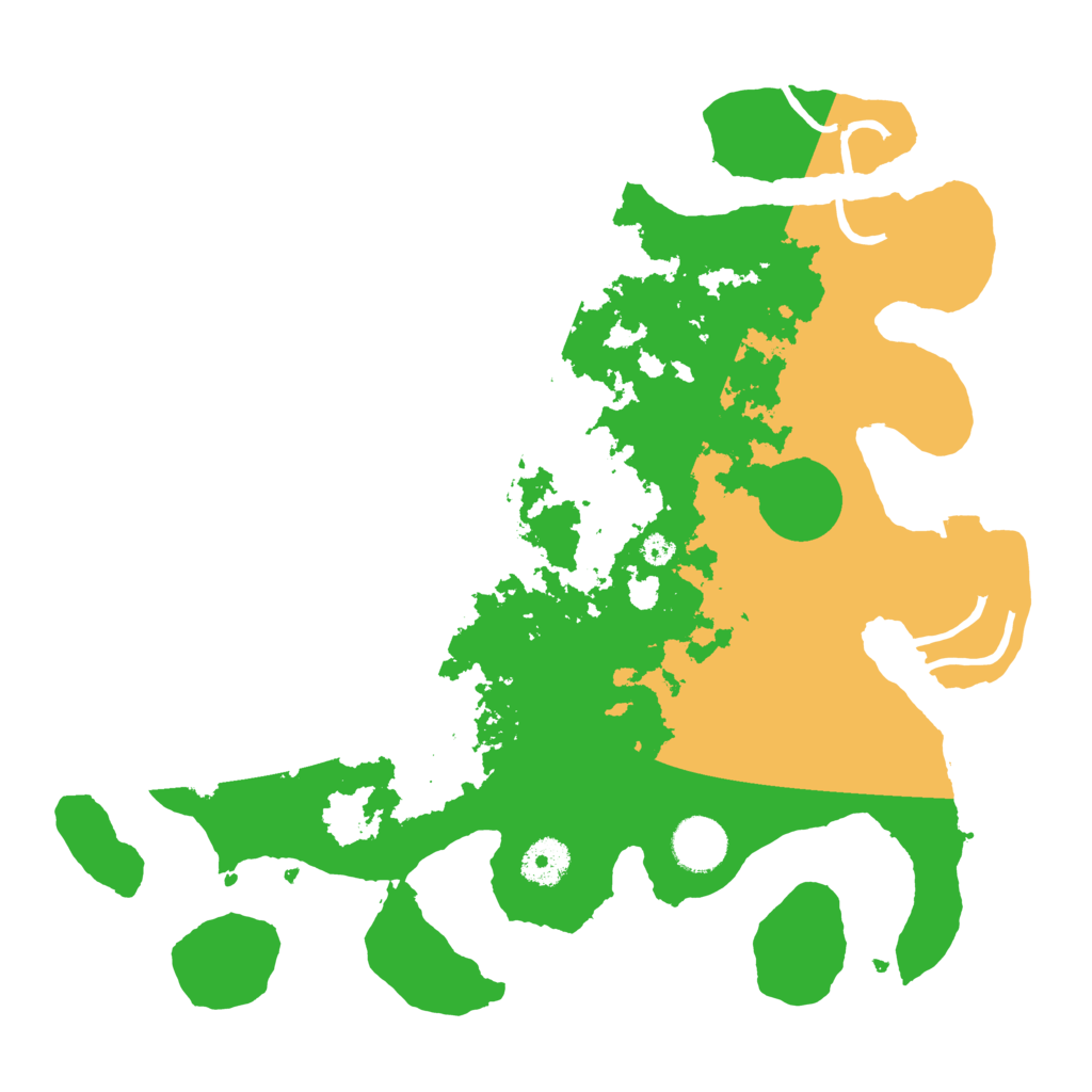 Biome Rust Map: Procedural Map, Size: 3500, Seed: 35930208