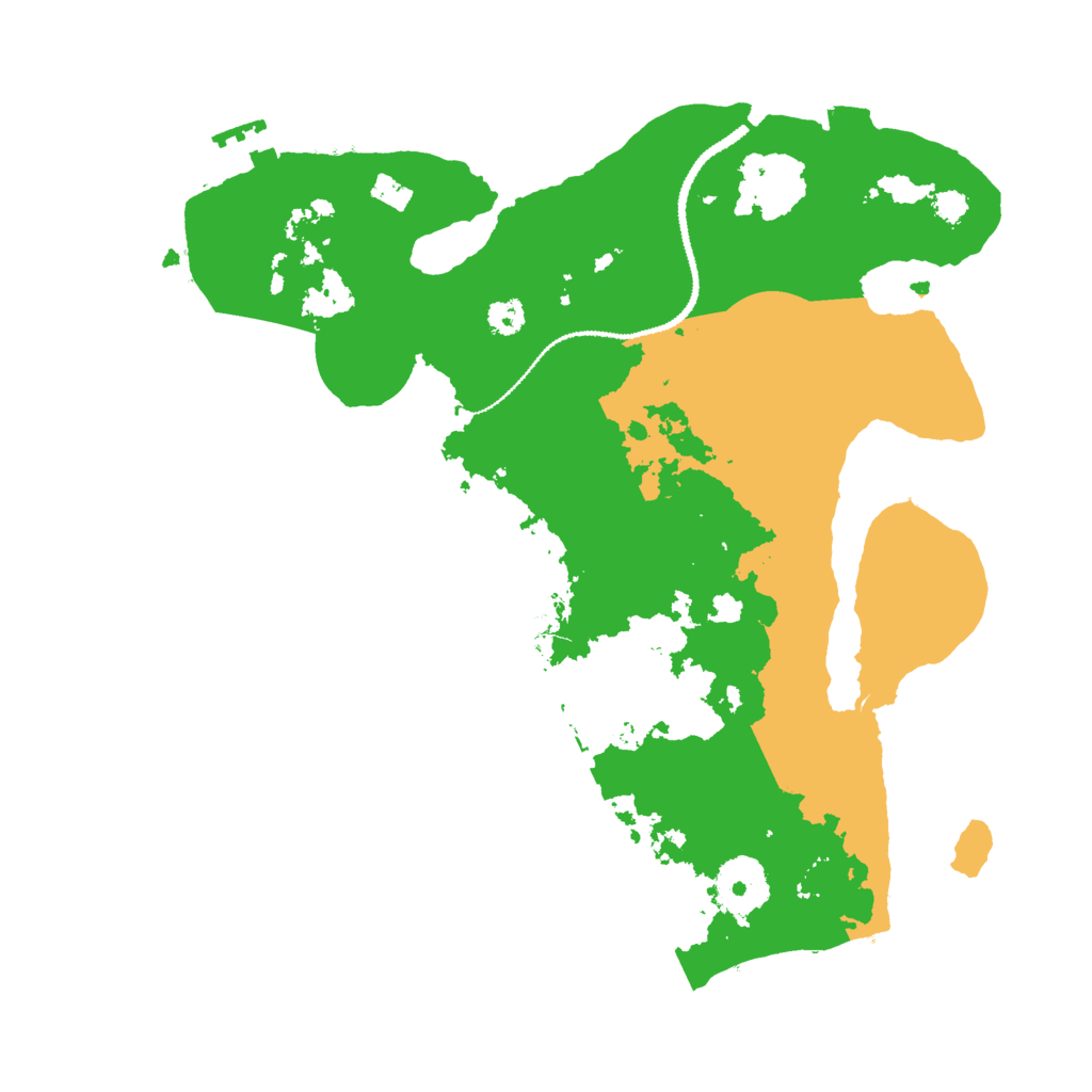 Biome Rust Map: Procedural Map, Size: 3000, Seed: 2109006246