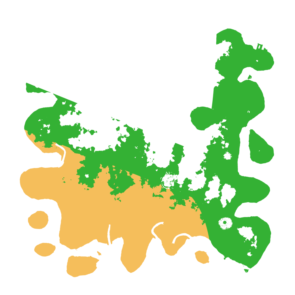 Biome Rust Map: Procedural Map, Size: 3500, Seed: 46493328