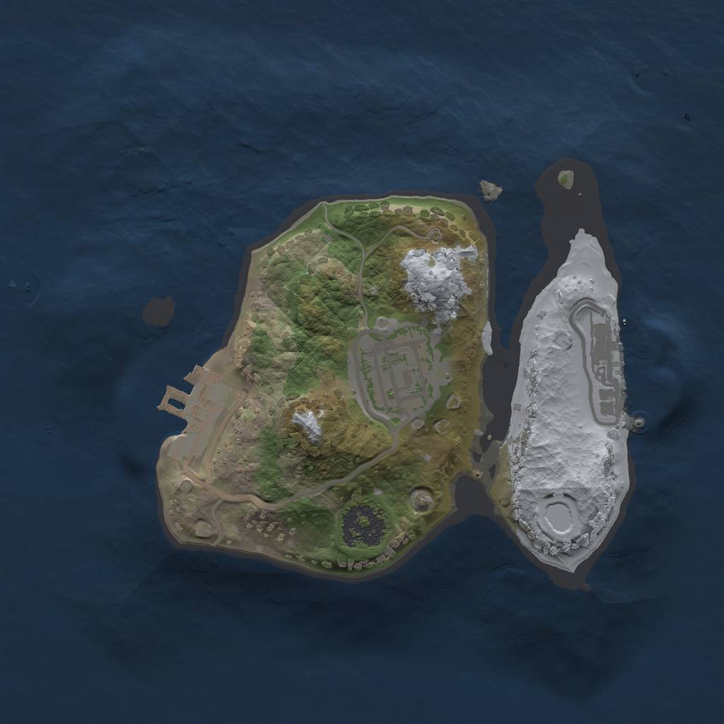 Rust Map: Procedural Map, Size: 1700, Seed: 131644806, 8 Monuments