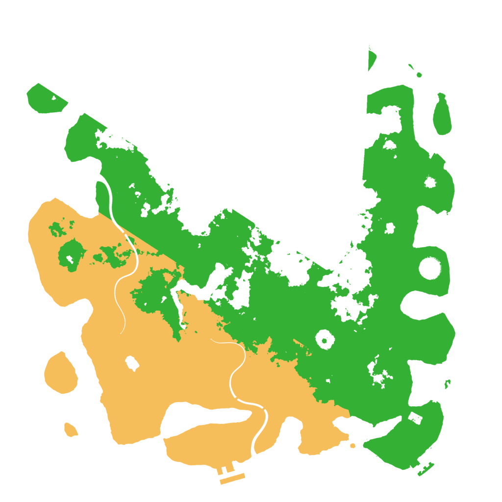 Biome Rust Map: Procedural Map, Size: 4000, Seed: 12528