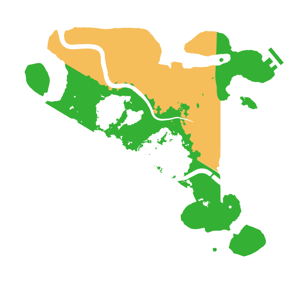 Biome Rust Map: Procedural Map, Size: 3000, Seed: 1522237024