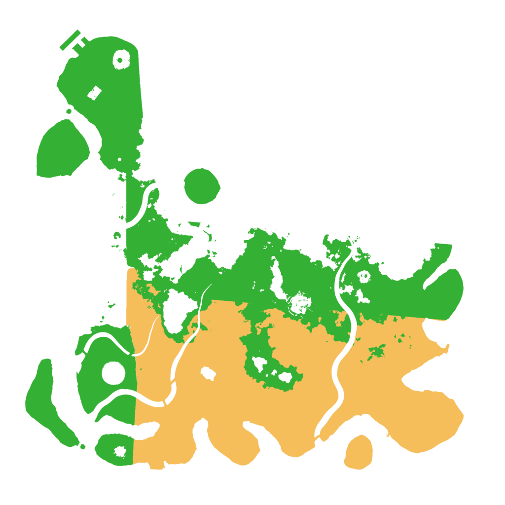 Biome Rust Map: Procedural Map, Size: 4000, Seed: 4578887