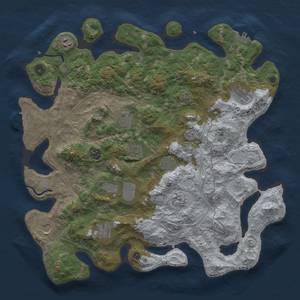 Thumbnail Rust Map: Procedural Map, Size: 4250, Seed: 318179273, 19 Monuments