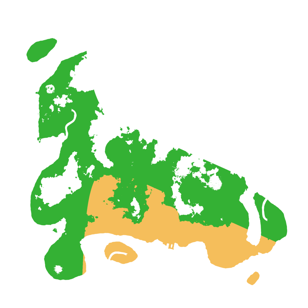 Biome Rust Map: Procedural Map, Size: 3500, Seed: 60508689