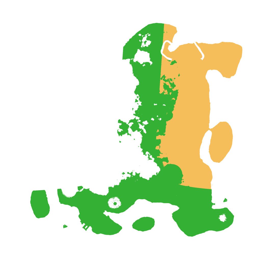 Biome Rust Map: Procedural Map, Size: 3250, Seed: 6847