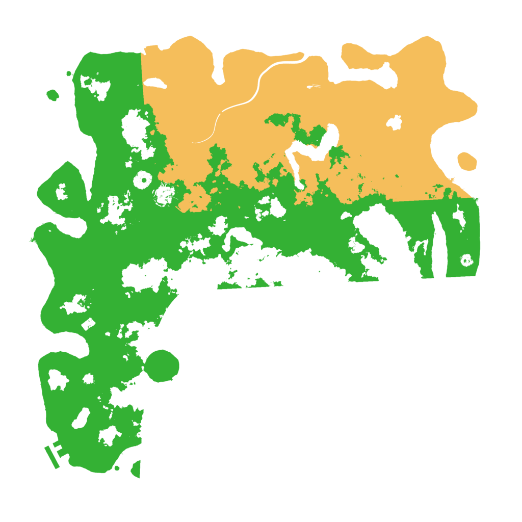 Biome Rust Map: Procedural Map, Size: 4350, Seed: 229688528