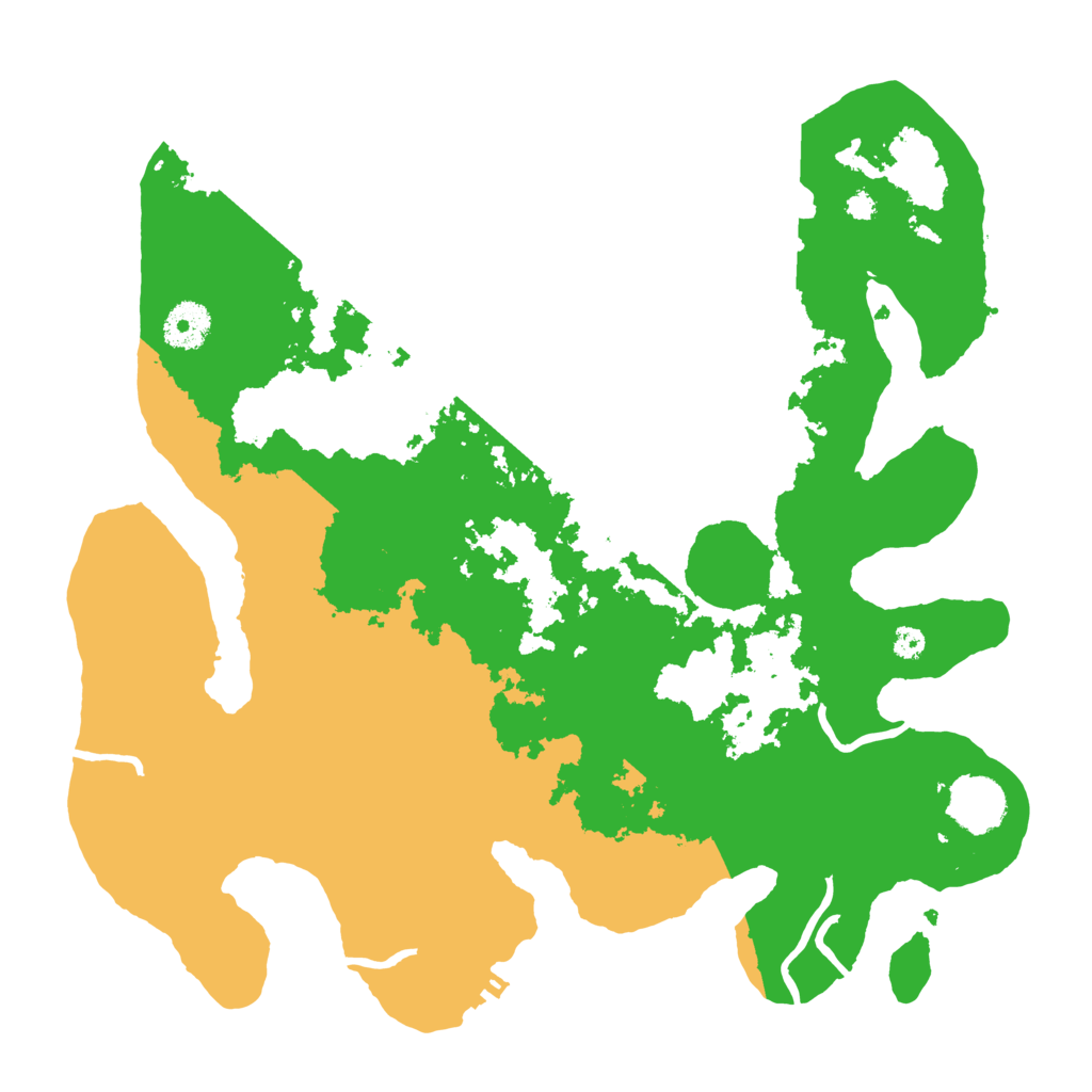 Biome Rust Map: Procedural Map, Size: 3500, Seed: 84202283