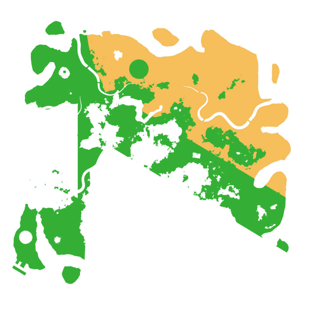 Biome Rust Map: Procedural Map, Size: 4250, Seed: 191218650