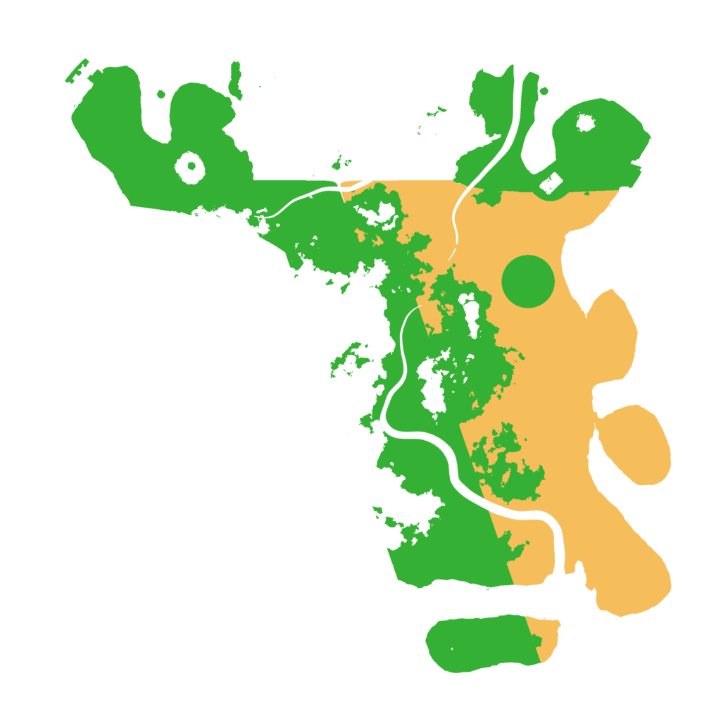Biome Rust Map: Procedural Map, Size: 3600, Seed: 762311
