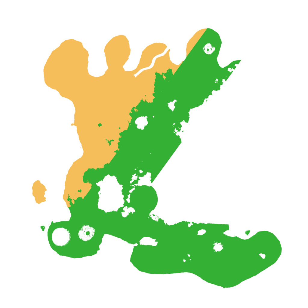 Biome Rust Map: Procedural Map, Size: 3000, Seed: 33971