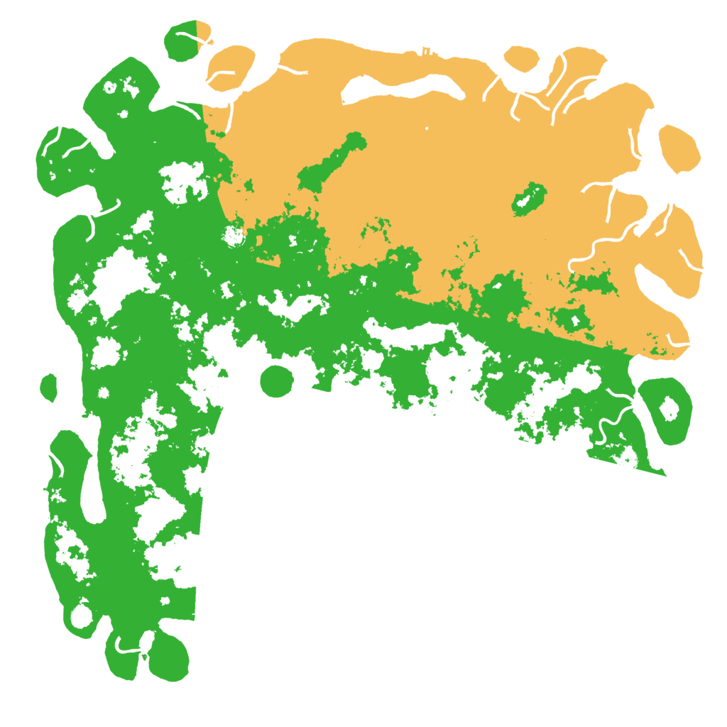 Biome Rust Map: Procedural Map, Size: 6000, Seed: 985124