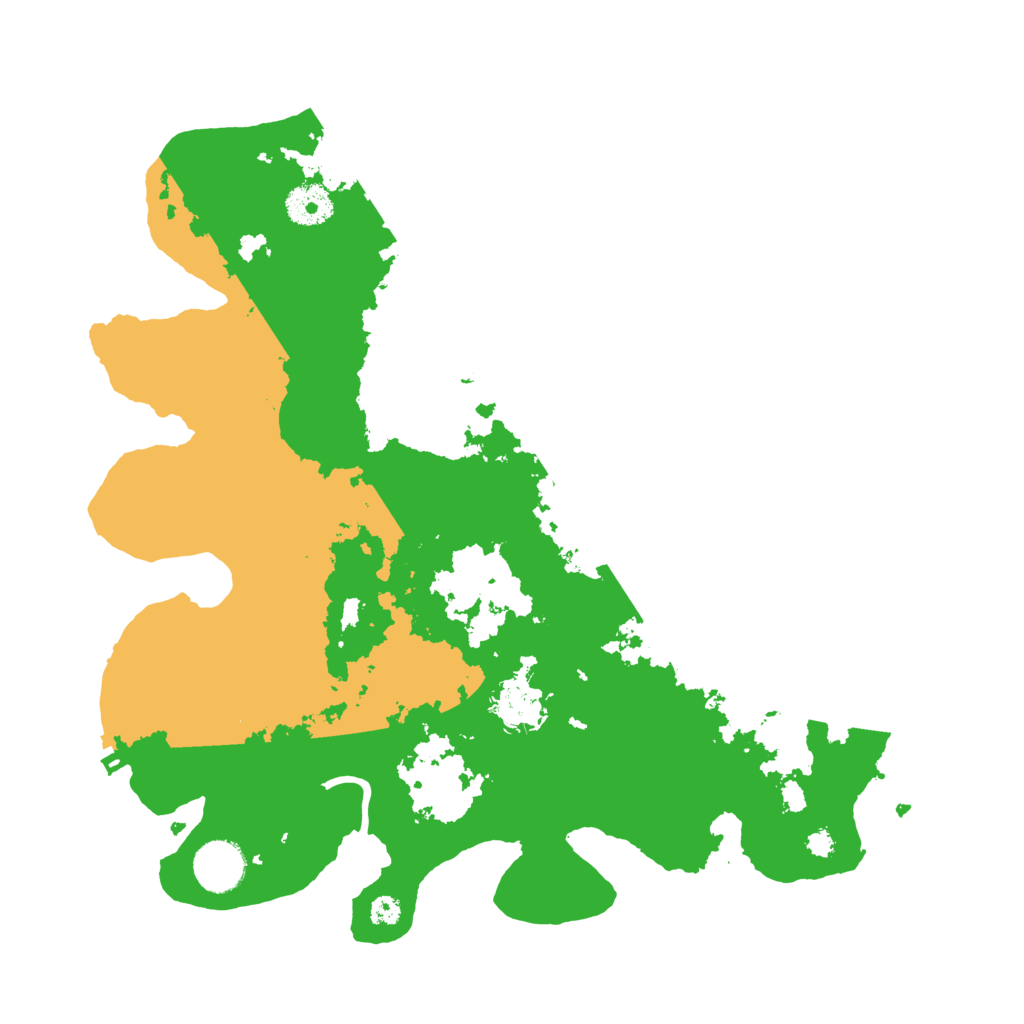 Biome Rust Map: Procedural Map, Size: 3500, Seed: 49094235