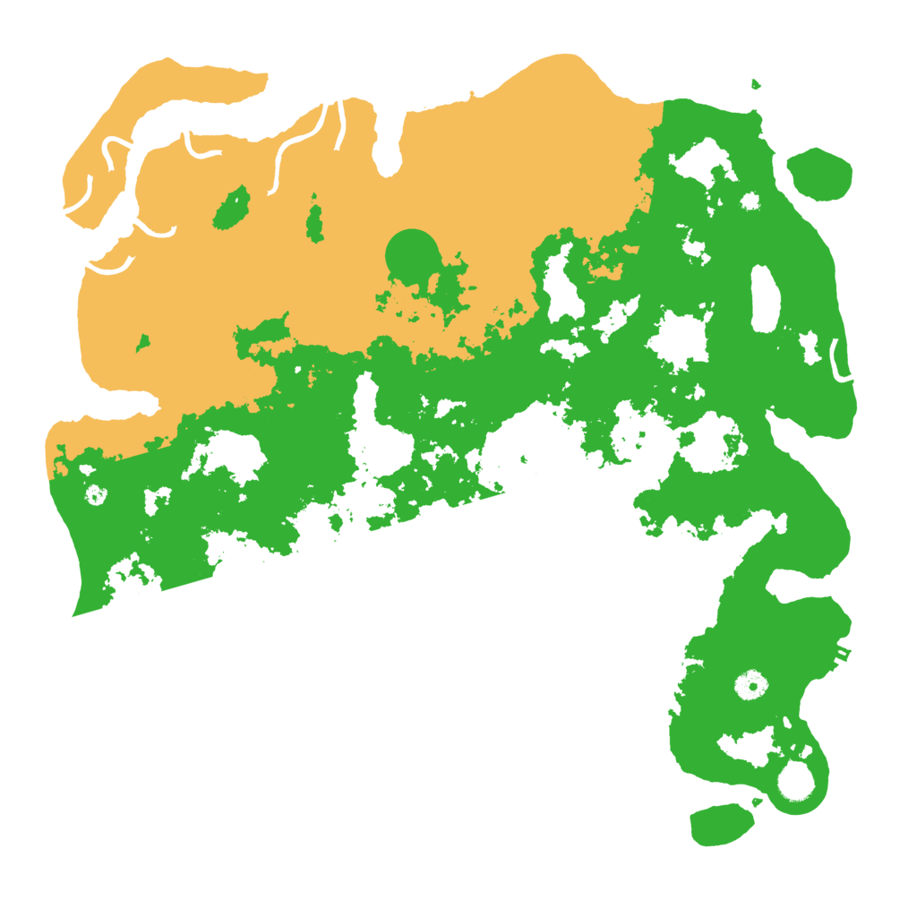 Biome Rust Map: Procedural Map, Size: 4500, Seed: 1057949248