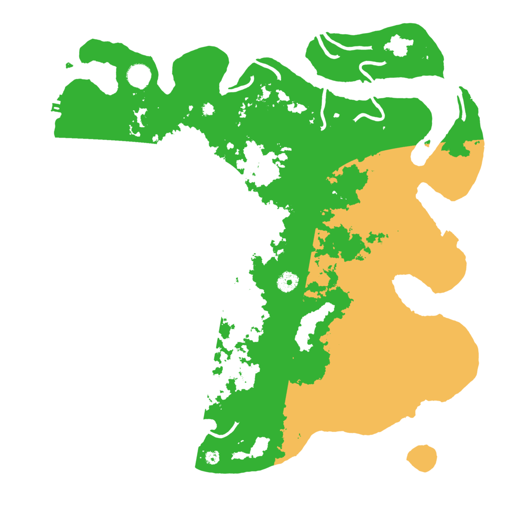 Biome Rust Map: Procedural Map, Size: 3800, Seed: 964007