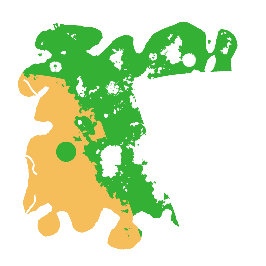 Biome Rust Map: Procedural Map, Size: 3500, Seed: 90505779