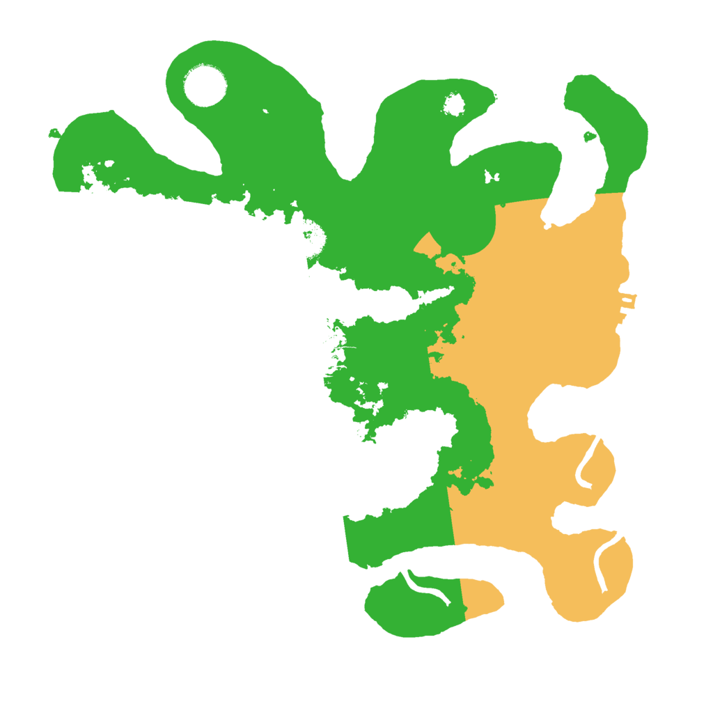 Biome Rust Map: Procedural Map, Size: 3000, Seed: 1346798