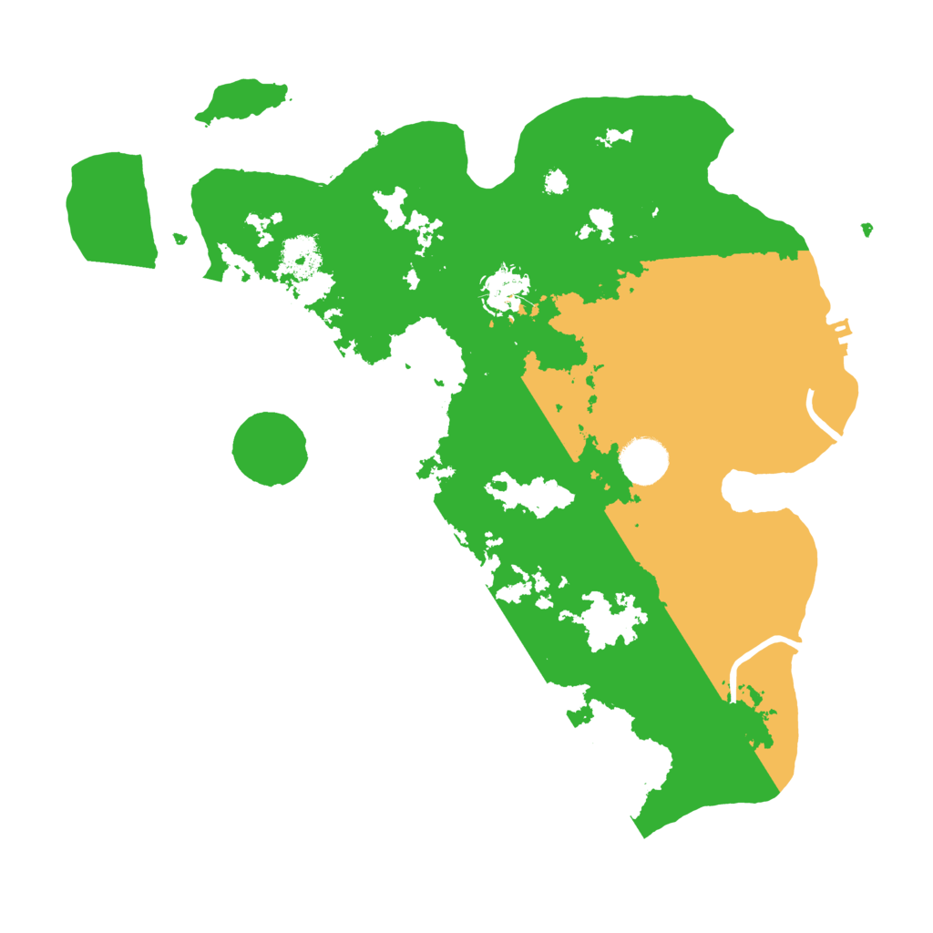 Biome Rust Map: Procedural Map, Size: 3500, Seed: 331438367