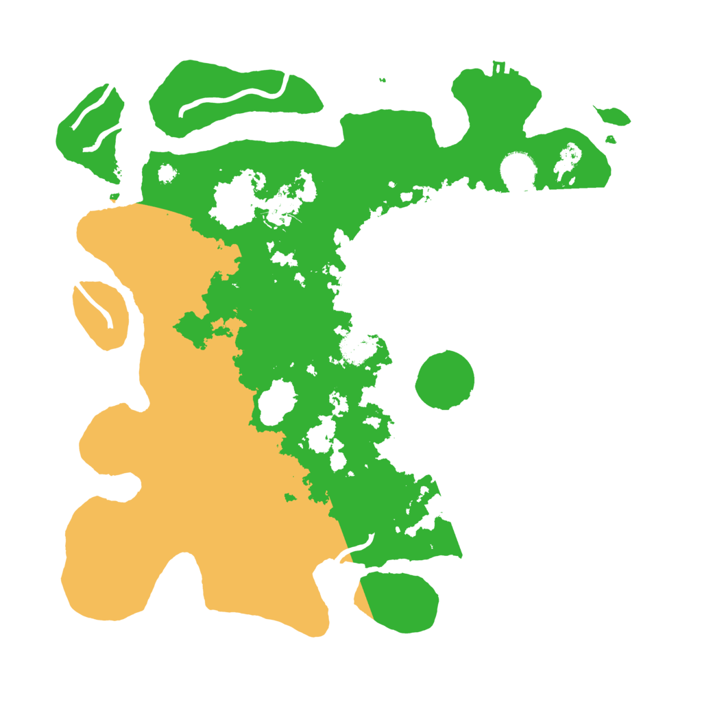 Biome Rust Map: Procedural Map, Size: 3500, Seed: 30410399