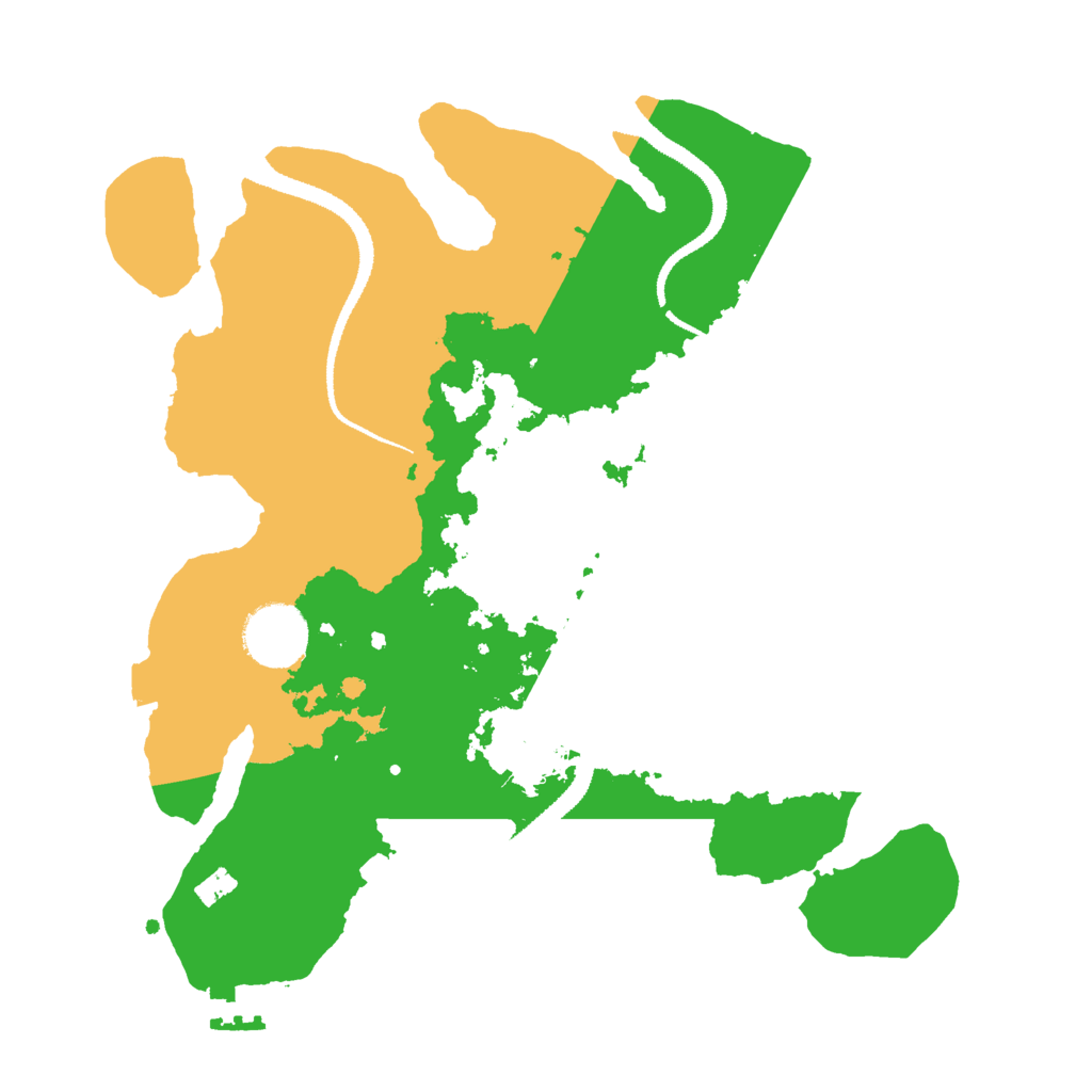 Biome Rust Map: Procedural Map, Size: 3000, Seed: 13162